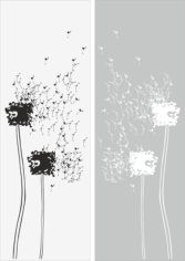 Dandelion Clipart Abstract Flower Sandblast Pattern Free CDR Vectors Art