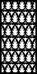 Black And White Flower Pattern Design Free CDR Vectors Art