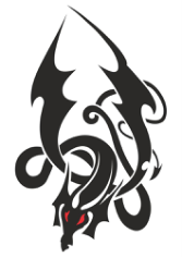 Japanese Dragon Tattoo Stencil Free CDR Vectors Art