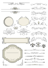 Vector Decorative Design Elements Page Decor Free CDR Vectors Art