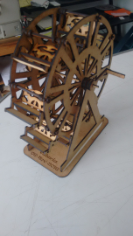 Ferris wheel 3D Puzzle Free CDR Vectors Art