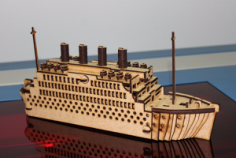 Titanic 3D Puzzle Free CDR Vectors Art