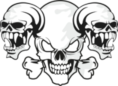 Horror Skull Free CDR Vectors Art