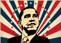 Barack Obama Magnets Free CDR Vectors Art