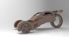 Concept Car 3D Puzzle Free CDR Vectors Art