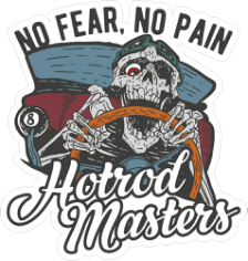 Hotrod Master Sticker Free CDR Vectors Art