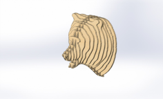 Bear 3D Puzzle Plans Free CDR Vectors Art