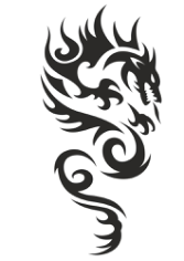 Celtic Phoenix Tattoo Dragon Free CDR Vectors Art