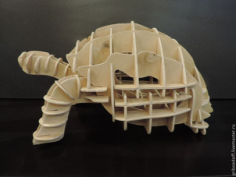 Turtle 3D Puzzle Free CDR Vectors Art