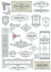 Vintage Vector Label Page Dividers And Borders Free CDR Vectors Art