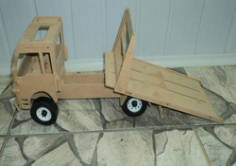 Truck Lasercut 3D Puzzle Free CDR Vectors Art