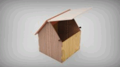 Box Shaped House File Download For Laser Cut Free CDR Vectors Art