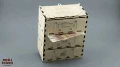 Money Box File Download Laser Cut Free CDR Vectors Art