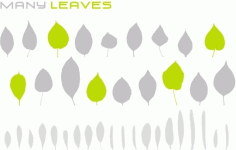 Various leaves Free CDR Vectors Art