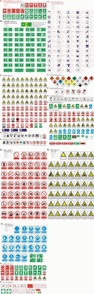 Safety warning prohibition signs Free CDR Vectors Art