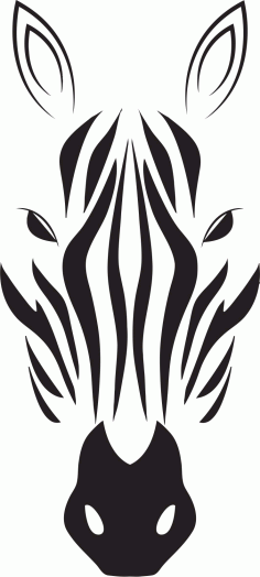Zebra Head Free CDR Vectors Art