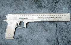 gun-shaped Ruler Free CDR Vectors Art