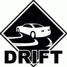 Drift Sticker Free CDR Vectors Art