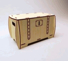 Box With Lock File Download For Laser Cut Free CDR Vectors Art