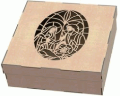 Parents Gift Box File Download For Laser Cut Plasma Free CDR Vectors Art