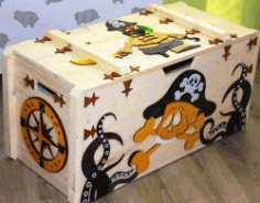 Pirate Box File Download For Laser Cut Cnc Free DXF File