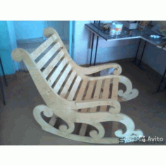 Laser Cut Armchair Free DXF File