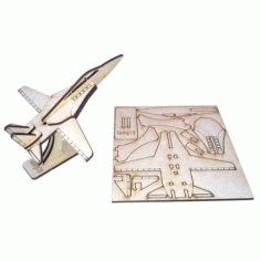 Laser Cut f-14 Fighter Jet Aircraft Free DXF File