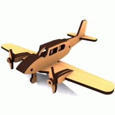 Piper Cherokee Aircraft Model Free DXF File