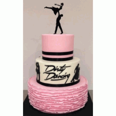 Dancing Couple Wedding Cake Topper Free DXF File
