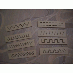 Decorative Laser Cut Stencils Free DXF File