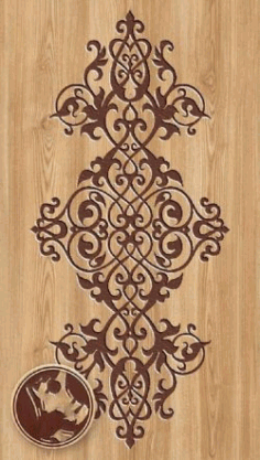 Ornament For Laser Cut Free DXF File