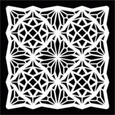 Square Pattern Download For Laser Cut Free CDR Vectors Art