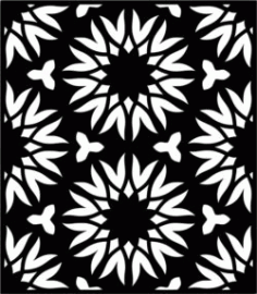 Flower Decorated Rectangles For Laser Cut Free CDR Vectors Art