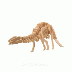 Apatosaurus 3d Puzzle Free DXF File