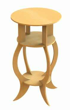 Table (stool) Free DXF File