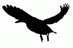 Duck Silhouette Free DXF File