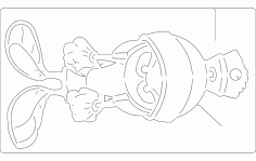 Marvin Free DXF File