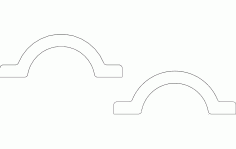 2.75 Router Mount Clamp Free DXF File