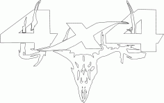 4×4 Decal Free DXF File