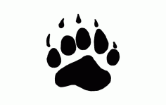 Bear Paw Free DXF File