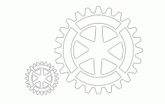 Cam 3 (gear) Free DXF File