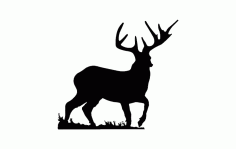 Deer 2 Free DXF File