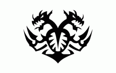 Double Dragon Free DXF File