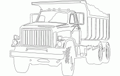 Truck Free DXF File