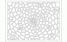 Voronoi Pattern 2 Free DXF File