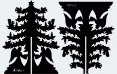 Art Tree Free DXF File