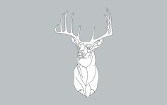 Deer 1 Free DXF File