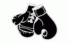 Boxing Gloves 1 Free DXF File
