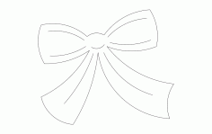 Bow Design Free DXF File