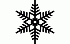 Design Snowflake 7 Free DXF File